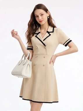 Vintage Danny & Nicole wrap front A line dress